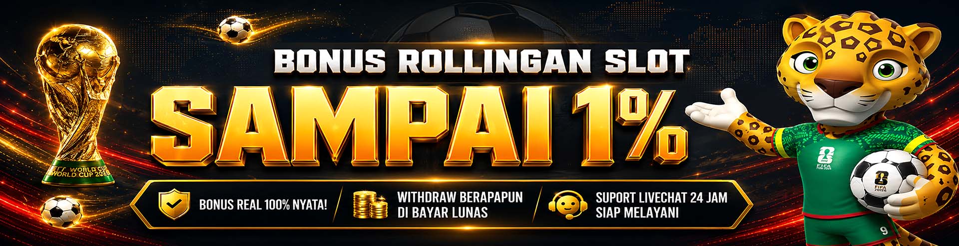 Bonus Rollingan SLOT 1%